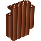 LEGO® los onderdeel Paneel in kleur Roodachtig Bruin 30140