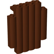Plaatje in Gallery viewer laden, LEGO® los onderdeel Paneel in kleur Roodachtig Bruin 30140