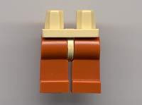 LEGO® los onderdeel Benen in kleur Geelbruin 970c68