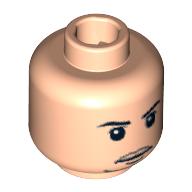 LEGO® los onderdeel Hoofd in kleur Lichte Noga 3626pb0171