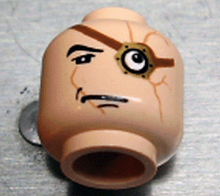 Plaatje in Gallery viewer laden, LEGO® los onderdeel Hoofd in kleur Lichte Noga 3626pb0178