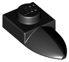LEGO® los onderdeel Plaat Aangepast in kleur Zwart 49668