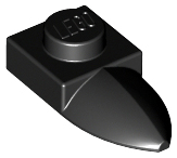 LEGO® los onderdeel Plaat Aangepast in kleur Zwart 49668