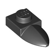 LEGO® los onderdeel Plaat Aangepast in kleur Zwart 49668
