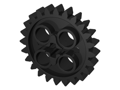 LEGO® los onderdeel Technische Tandwiel in kleur Zwart 3648