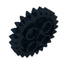 LEGO® los onderdeel Technische Tandwiel in kleur Zwart 3648