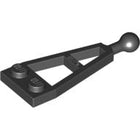 LEGO® los onderdeel Plaat Aangepast in kleur Zwart 2508