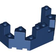 LEGO® los onderdeel Dak in kleur Donkerblauw 6066