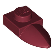 LEGO® los onderdeel Plaat Aangepast Donkerrood 49668