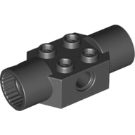 LEGO® los onderdeel Technische Steen in kleur Zwart 48172