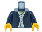 LEGO® los onderdeel Lijf met Motief Donkerblauw 973pb0333c01