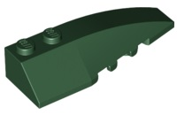 Plaatje in Gallery viewer laden, LEGO® los onderdeel Wig in kleur Donkergroen 41747