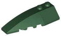 Plaatje in Gallery viewer laden, LEGO® los onderdeel Wig in kleur Donkergroen 41748