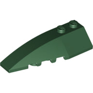 LEGO® los onderdeel Wig in kleur Donkergroen 41748