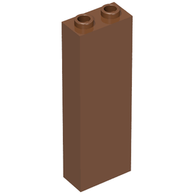 LEGO® los onderdeel Steen in kleur Roodachtig Bruin 2454