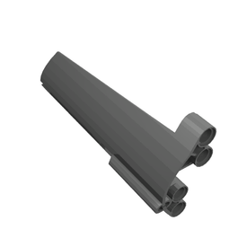 LEGO® los onderdeel Technisch Paneel Parel Donkergrijs 44350