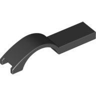 Plaatje in Gallery viewer laden, LEGO® los onderdeel Spatbord in kleur Zwart 50947
