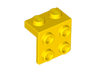 LEGO® los onderdeel Beugel in kleur Geel 44728