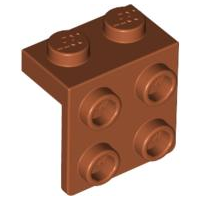 Plaatje in Gallery viewer laden, LEGO® los onderdeel Beugel in kleur Donker Oranje 44728