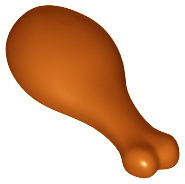 LEGO® los onderdeel Eten & Drinken Donker Oranje 33057