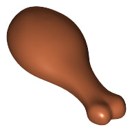 LEGO® los onderdeel Eten & Drinken Donker Oranje 33057