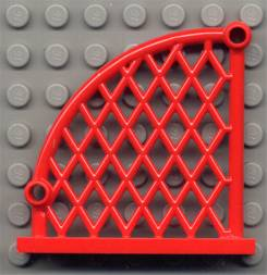 LEGO® los onderdeel Koord in kleur Rood 48298