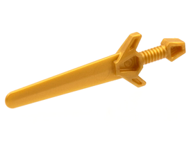 LEGO® los onderdeel Wapen in kleur Parel Goud 48495