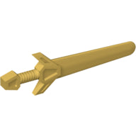 Plaatje in Gallery viewer laden, LEGO® los onderdeel Wapen in kleur Parel Goud 48495