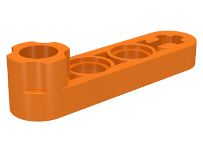 LEGO® los onderdeel Technische Hefbalk in kleur Oranje 2825