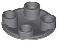 Plaatje in Gallery viewer laden, LEGO® los onderdeel Plaat Rond Donker Blauwachtig Grijs 2654