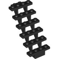 Plaatje in Gallery viewer laden, LEGO® los onderdeel Trap in kleur Zwart 30134