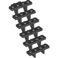 Plaatje in Gallery viewer laden, LEGO® los onderdeel Trap in kleur Zwart 30134
