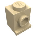 LEGO® los onderdeel Steen Aangepast in kleur Geelbruin 4070