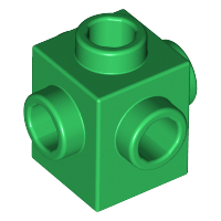 LEGO® los onderdeel Steen Aangepast in kleur Groen 4733