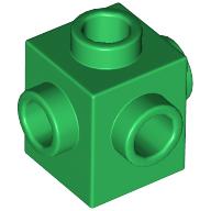 LEGO® los onderdeel Steen Aangepast in kleur Groen 4733
