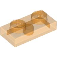 Plaatje in Gallery viewer laden, LEGO® los onderdeel Plaat Algemeen Doorzichtig Oranje 3023