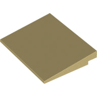LEGO® los onderdeel Dakpan Algemeen in kleur Geelbruin 4515