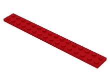Plaatje in Gallery viewer laden, LEGO® los onderdeel Plaat Algemeen in kleur Rood 4282