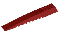 LEGO® los onderdeel Wig in kleur Donkerrood 45301