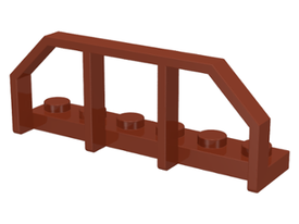 LEGO® los onderdeel Plaat Aangepast Roodachtig Bruin 6583