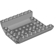 LEGO® onderdeel Dakpan Gebogen Licht Blauwachtig Grijs 54091