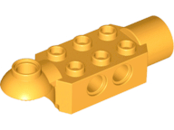 Plaatje in Gallery viewer laden, LEGO® onderdeel Technische Steen Helder Licht Oranje 47454