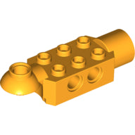 Plaatje in Gallery viewer laden, LEGO® onderdeel Technische Steen Helder Licht Oranje 47454