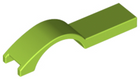 LEGO® los onderdeel Spatbord in kleur Limoen 50947