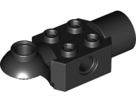 LEGO® los onderdeel Technische Steen in kleur Zwart 47452
