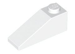 LEGO® los onderdeel Dakpan Algemeen in kleur Wit 4286