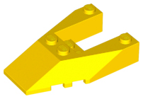 Plaatje in Gallery viewer laden, LEGO® los onderdeel Wig in kleur Geel 6153b