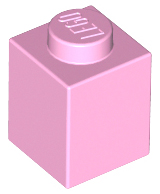 Plaatje in Gallery viewer laden, LEGO® los onderdeel Steen in kleur Fel Roze 3005