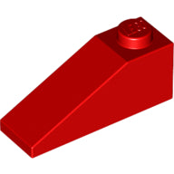 Plaatje in Gallery viewer laden, LEGO® los onderdeel Dakpan Algemeen in kleur Rood 4286