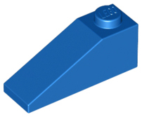 Plaatje in Gallery viewer laden, LEGO® los onderdeel Dakpan Algemeen in kleur Blauw 4286